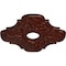 Ekena Millwork Peralta Ceiling Medallion (Fits Canopies up to 4 5/8"), 17 3/4"OD x 3 1/8"ID x 1"P, Brushed Mahogany CM17PEBMF - alternate 2